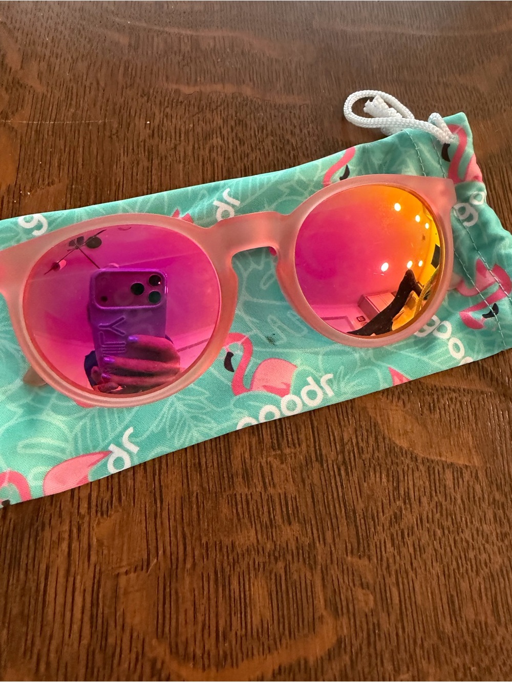Pink Goodr Sunglasses